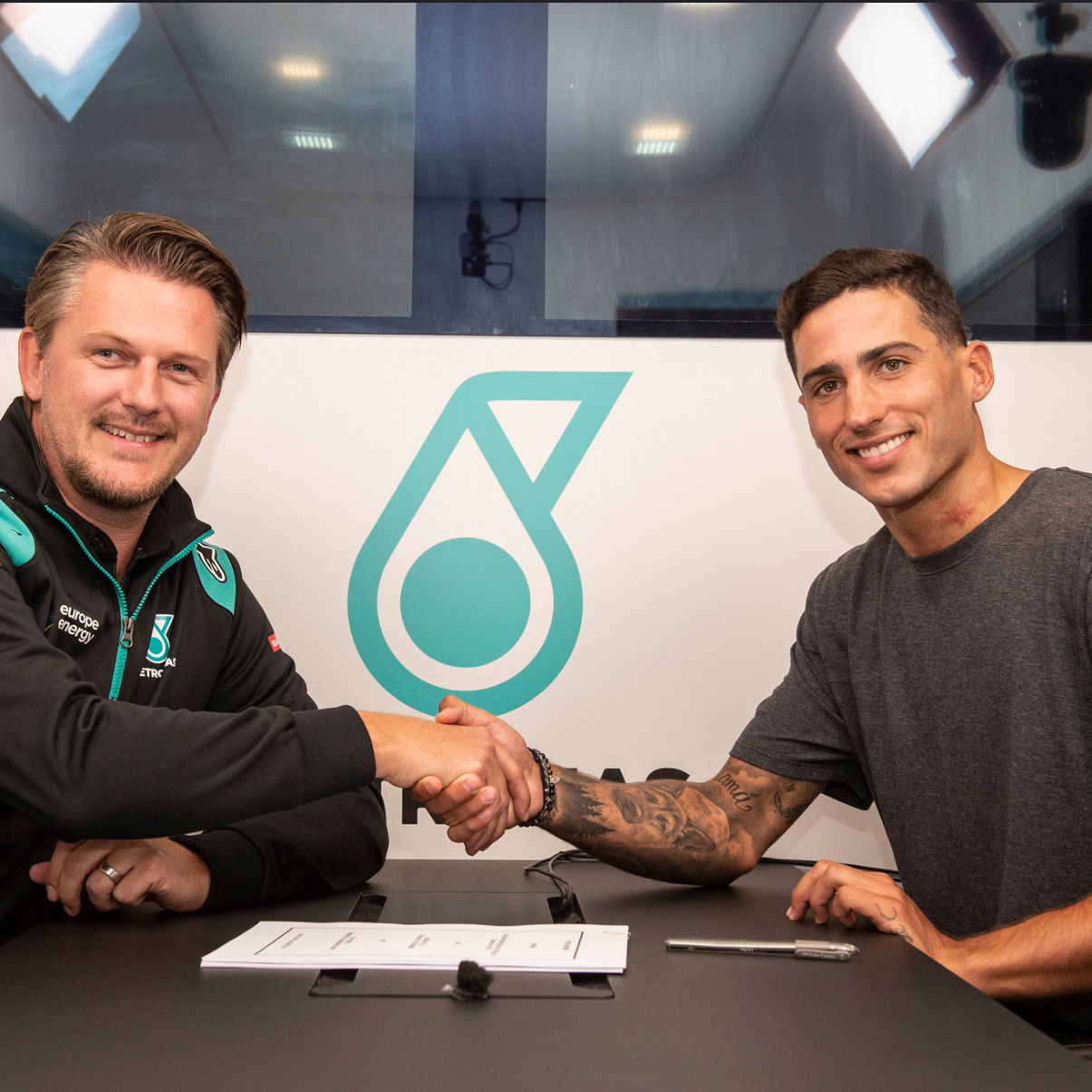 Moto2: Pasini gaining data, setup options for Petronas